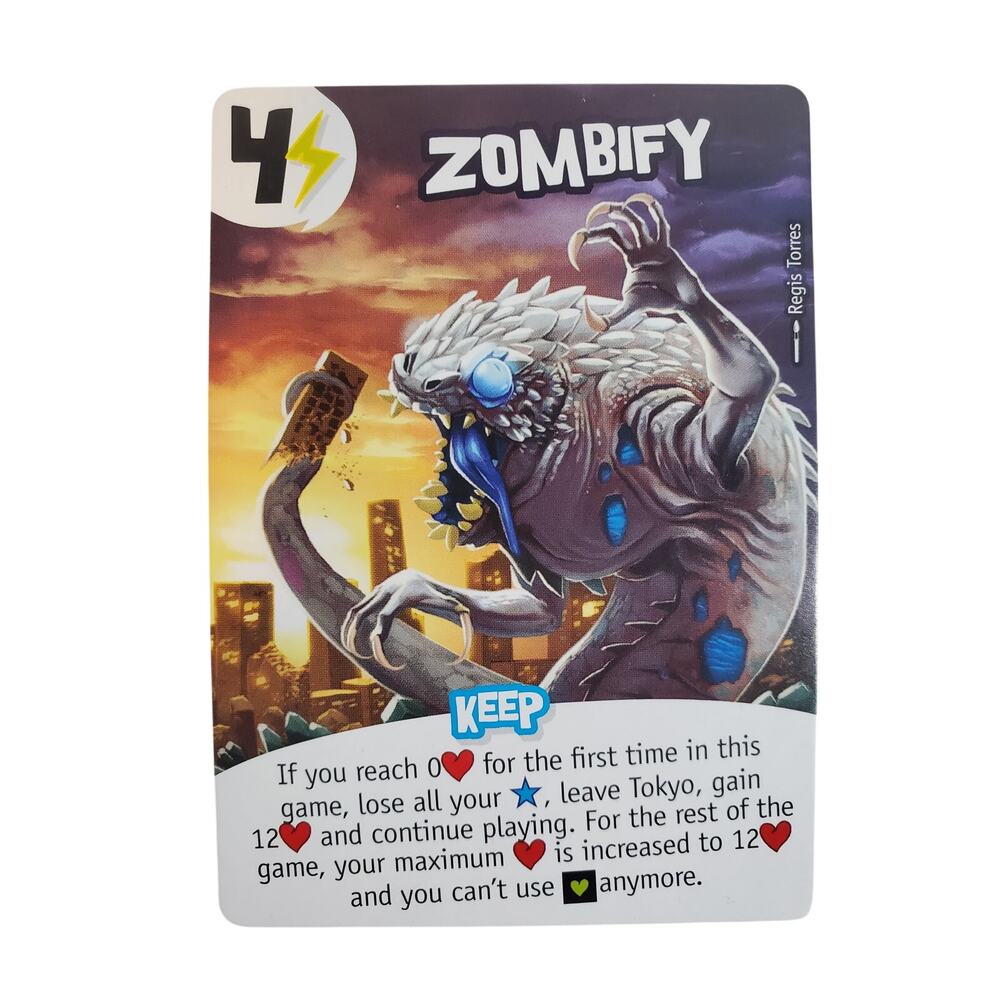 King of Tokyo: Zombify Card